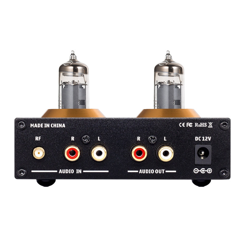 6K4 Vacuum Tube Preamp HiFi Stereo Audio Receiver NE5532 USB TF Card Music Player Headphone Amplifier WAV/APE/FLAC pcb assembly