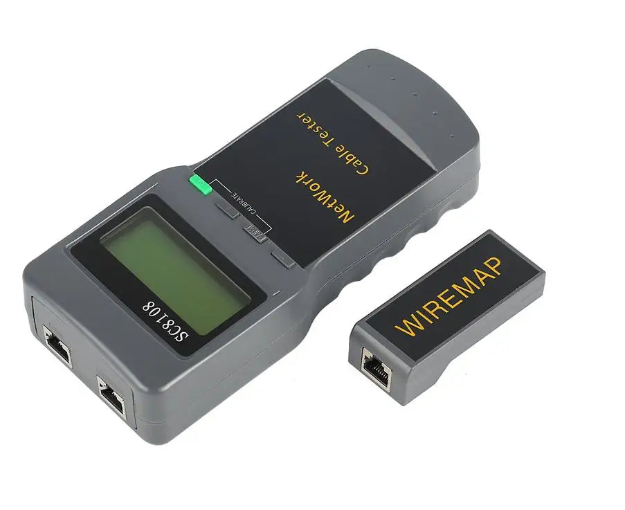 Custom SC8108 Portable LCD Network Tester Meter&LAN Phone Cable Tester & Meter With LCD Display RJ45 networks tester Manufacturer