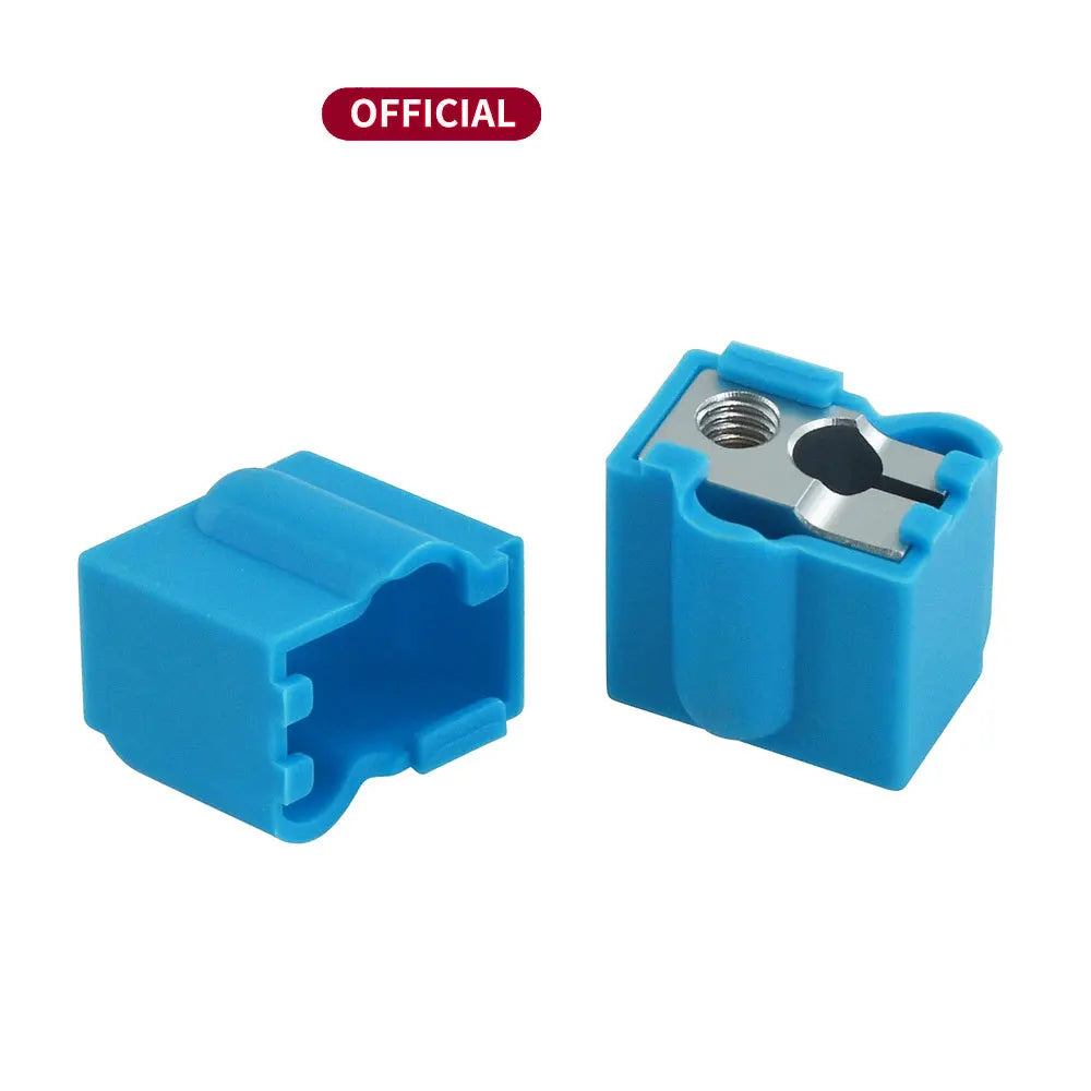 Custom Volcano hot end eruption heater block 1.75 3mm filament V5 V6 extruder aluminum side heater high quality volcanic silicon socks Manufacturer