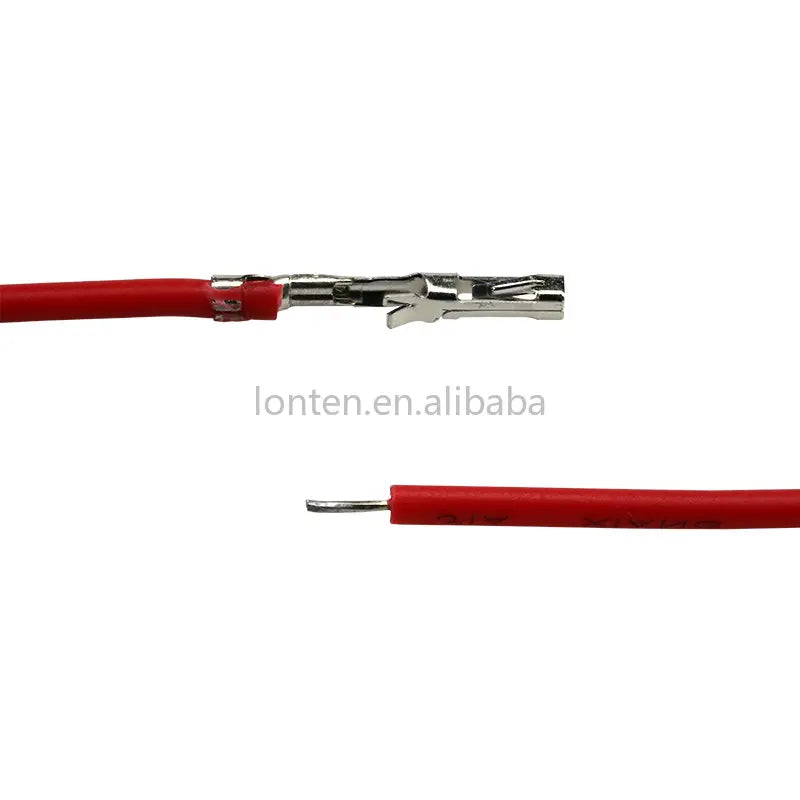 Custom 20PCS MX2.54 Dupont Connector with Buckle Belt Terminal Wire Electronic Cable Single/Double Head 24AWG 2.54MM 20cm TJC8A Manufacturer