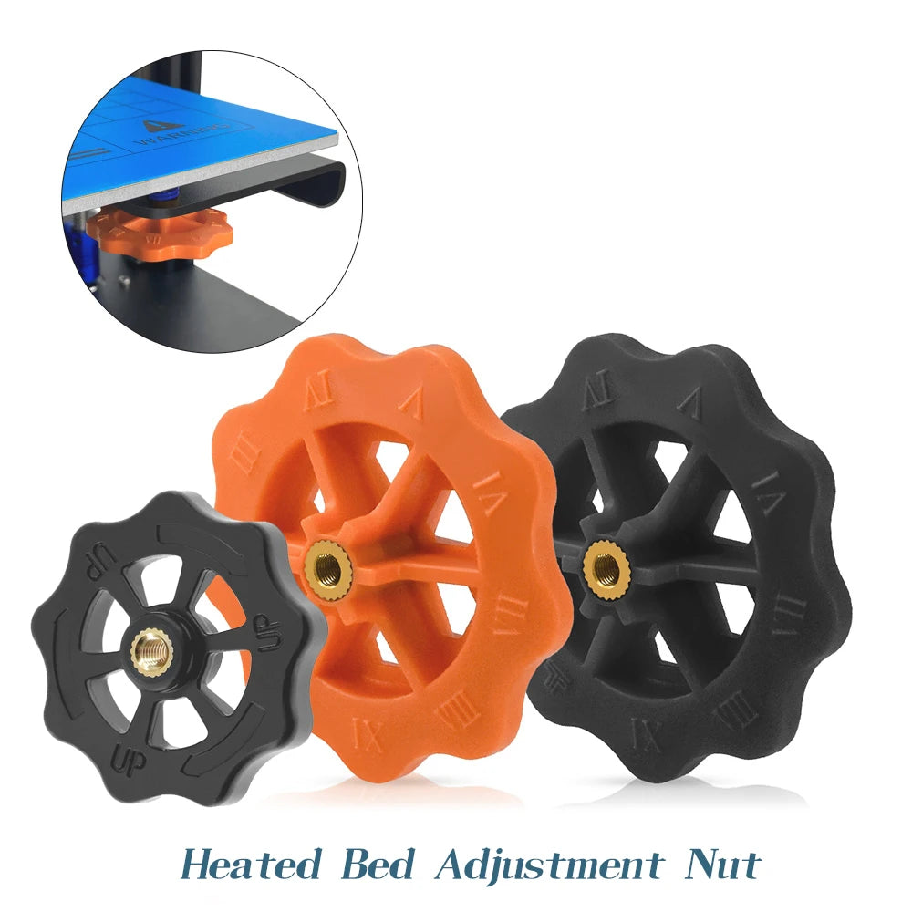 Custom Heated Bed Leveling Spring Nut Heat Bed M4/M5 Adjustment Nut For 3D Printer Ender 3/5 Pro CR10 MK3 MK2a Hotbed Manufacturer