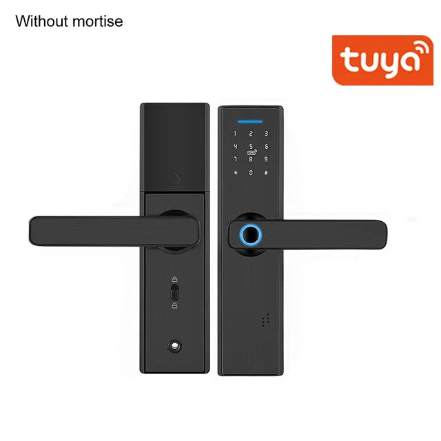 Custom Hot Tuya smart lock Fingerprint door lock Smart Door WIFI Lock ,Password ,IC card Door Lock Manufacturer