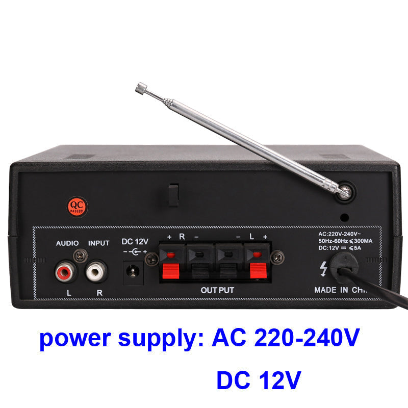 2*60W FM Radio Mp3 Player Audio Power Amplifier HiFi Equalizer Car Home Theater Music AMP Mp3 Decoder pcb assembly