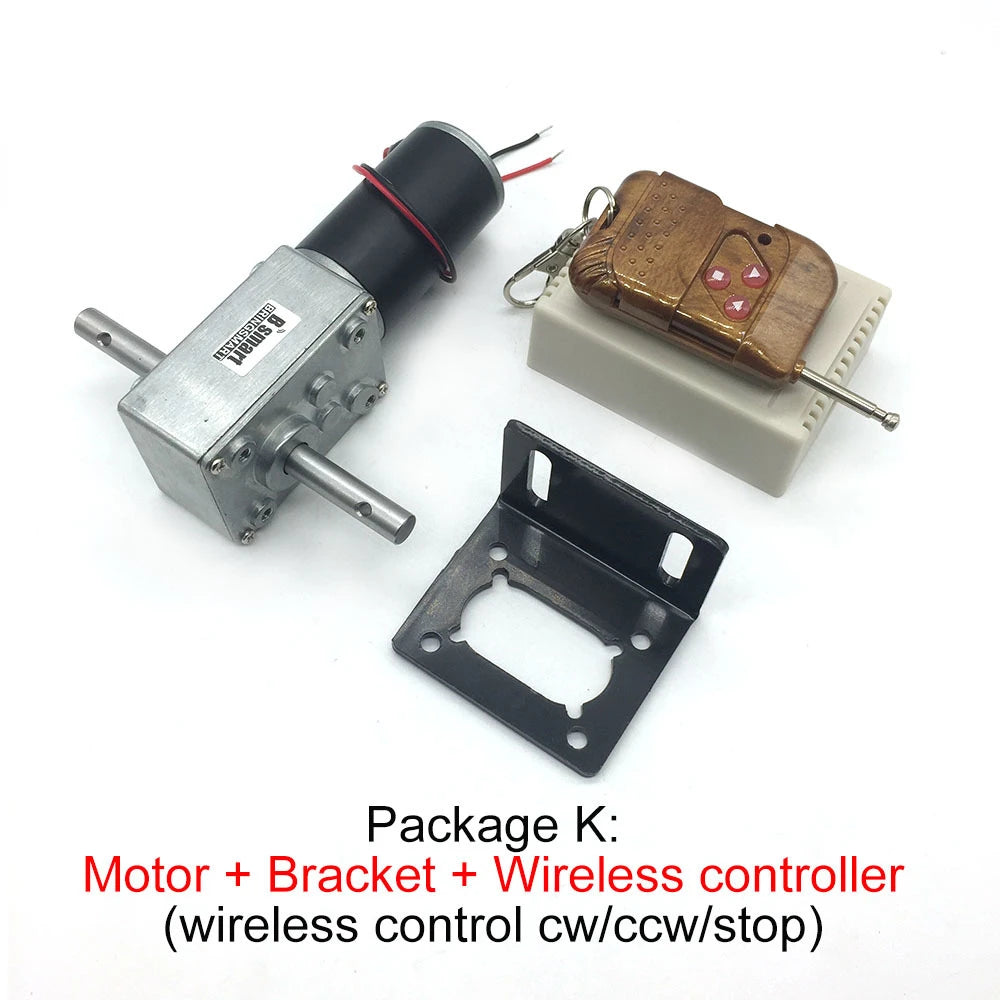 Custom 5840-31zy DC 12V Volt Gear Motor Double Shaft Long 33MM Reverse Gearbox All Metal Gears 12-470RPM Speed Motor 24V Manufacturer