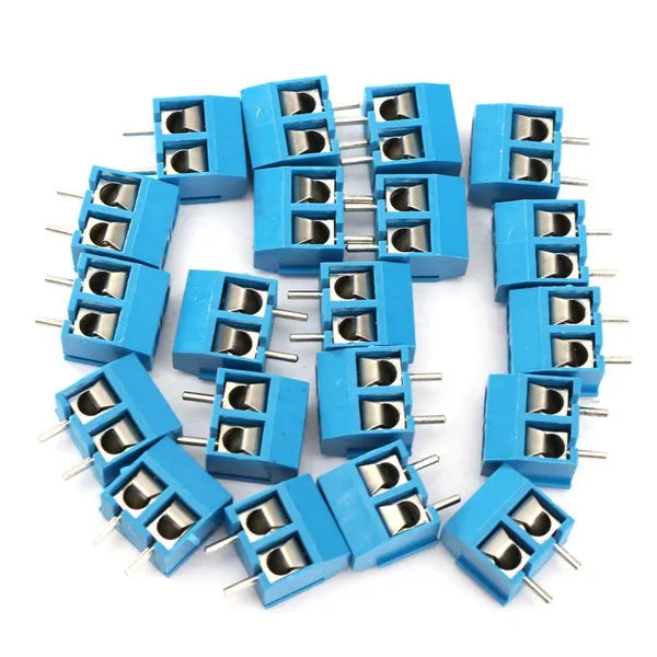 Custom 20pcs/lot 2 Pin Plug-in Screw Terminal Block Connector 5.08mm Pitch Manufacturer