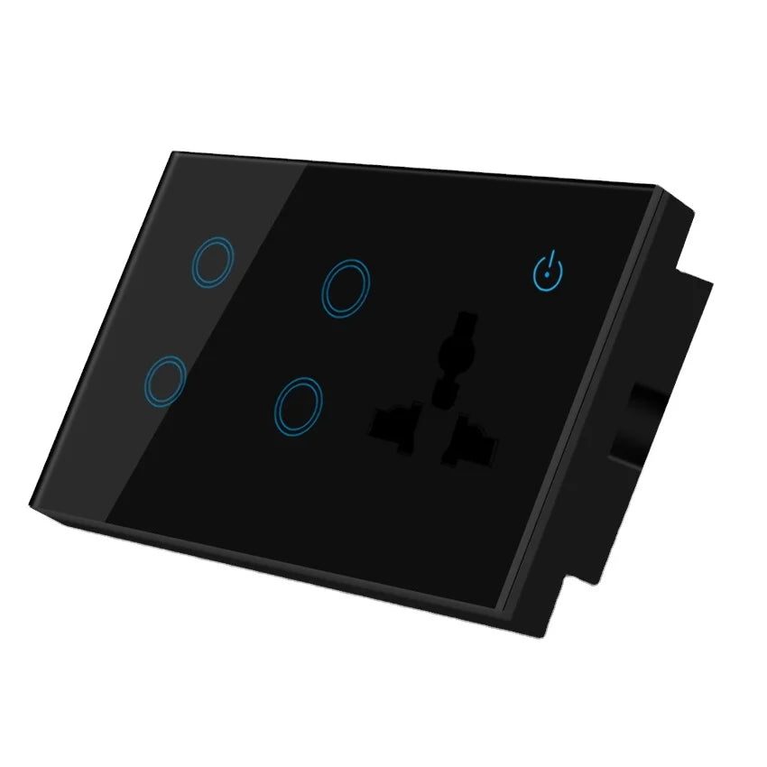 Custom Lonten TUYA with Alexa UM Type Wifi Socket Plug Universal Wifi Smart Socket Manufacturer