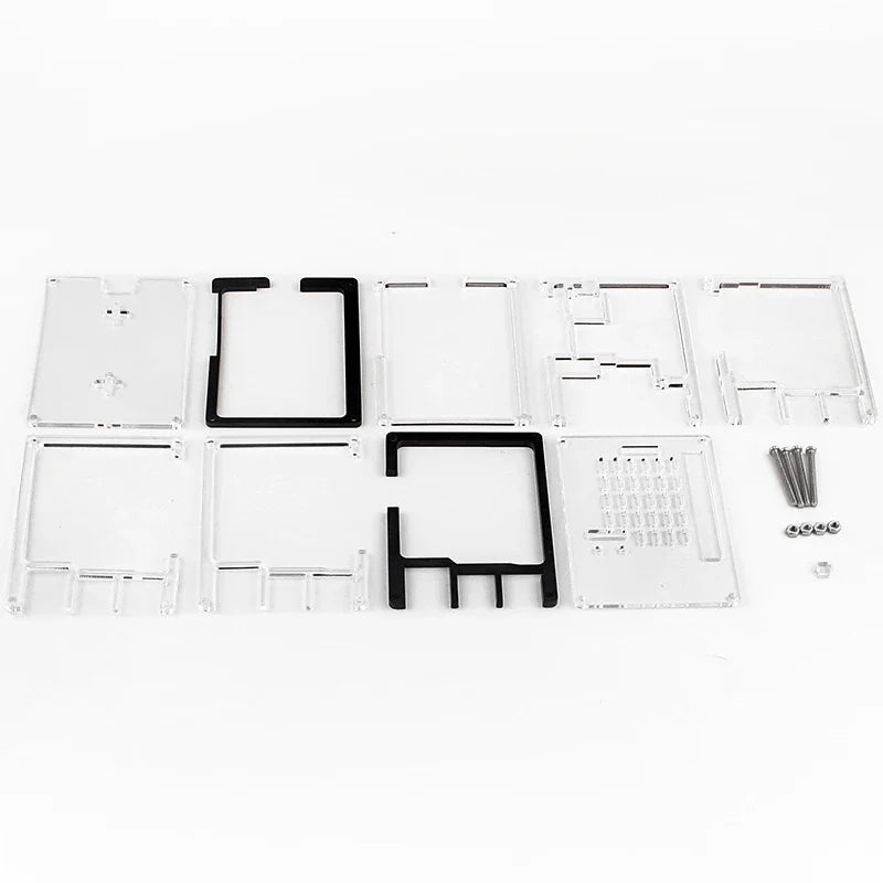 Acrylic Case 9 Layer Protection Shell Optional Cooling Fan Active Cooler Aluminum Heatsink for Raspberry Pi 5 Custom