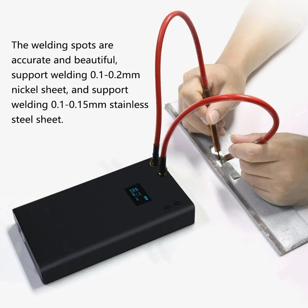 Custom Digital 70 Gears Adjustable Spot-welding Machine with 2.4A Fast-recharge Intelligent  Function OLED Color Display Spot Welder Manufacturer