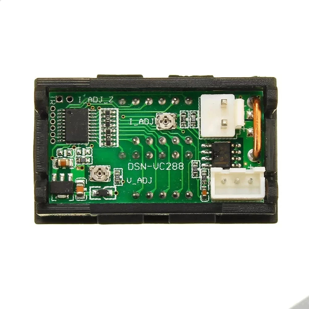 Custom Mini Digital Voltmeter Ammeter DC 100V 10A Voltmeter Current Meter Tester Blue+Red Dual LED Display with cables Manufacturer