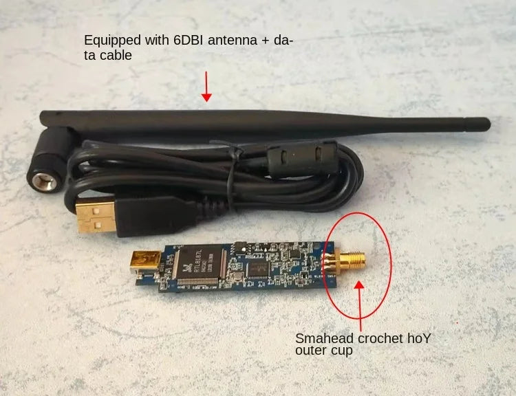 Custom Custom RTL8187L+6649 high power USB wireless network card cdlinux kali centos beini bt5 Manufacturer
