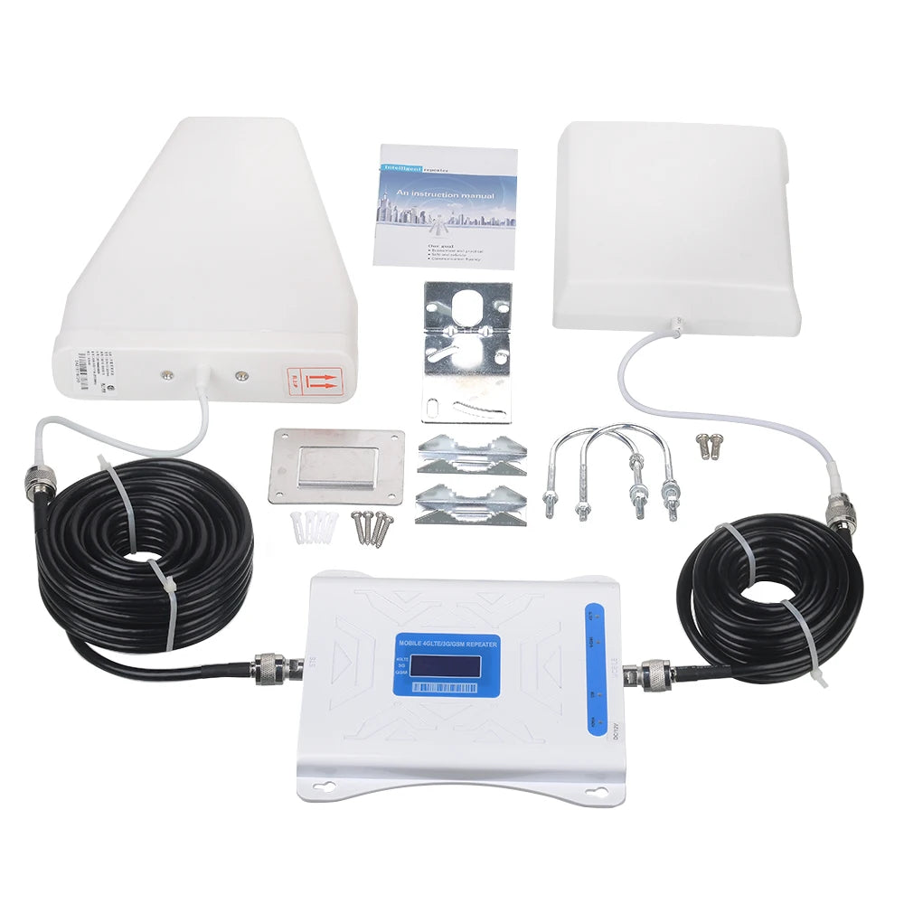 Custom GSM 2G 3G 4G Triband 900 1800 2100MHz Mobile Signal Transponder Network Signal Booster Manufacturer
