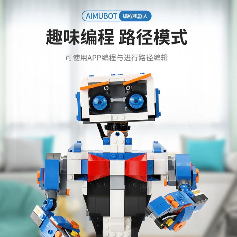 Custom Programming Robot Children's Fun Educational Building Blocks Remote Control Building Block Toy Boy Gift Manufacturer
