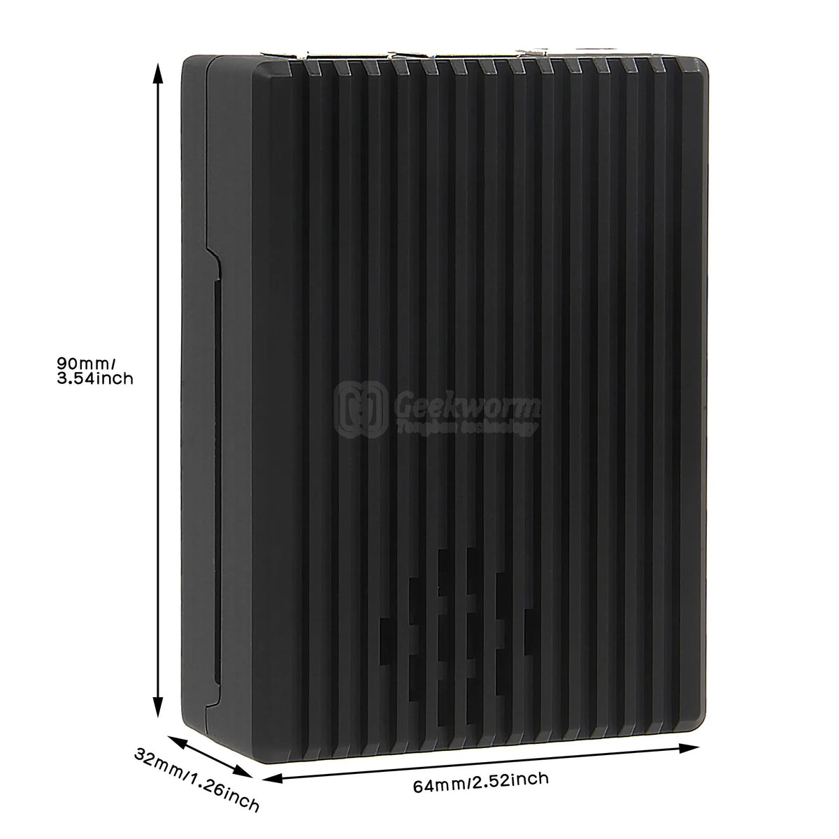 Custom  Raspberry Pi 5 Case with Fan| Heavy-duty Aluminum Passive Cooling Case Shell Enclosure for Pi 5