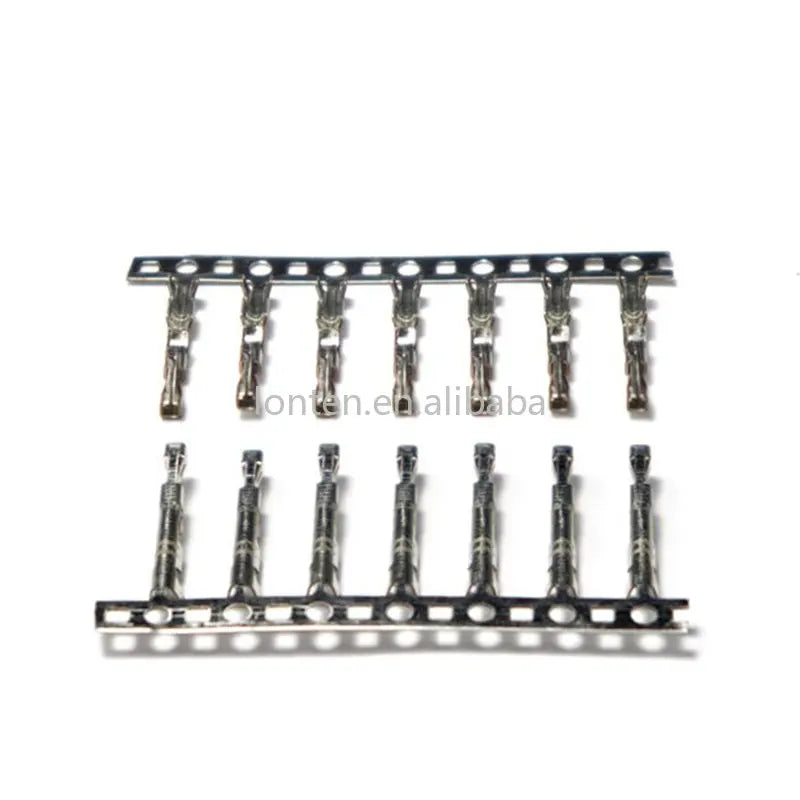 Custom 50pcs/Lot MX2.54 terminal for DuPont with lock Rubber Shell Buckle Plug 2.54mm pitch Female Terminals Manufacturer