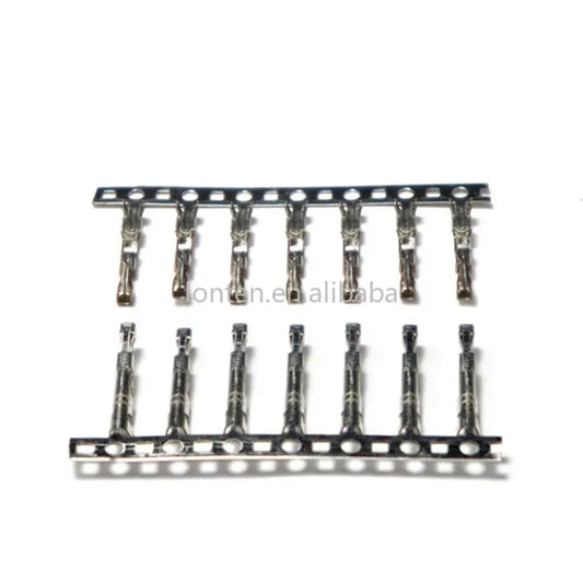 Custom 50pcs/Lot MX2.54 terminal for DuPont with lock Rubber Shell Buckle Plug 2.54mm pitch Female Terminals Manufacturer