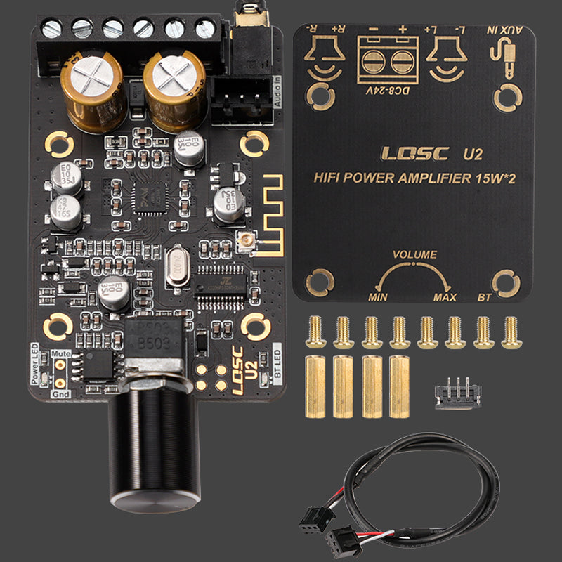 5.0 2*15W Digital Audio Power Amp PAM8620 HiFi Stereo Dual Channel Class D audio Amplifier Board pcb assembly