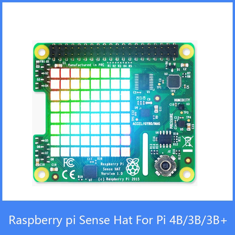 Custom Raspberry pi Sense Hat, Directional pressure humidity and temperature sensors for raspberry pi 4B/3B/3B+ Manufacturer