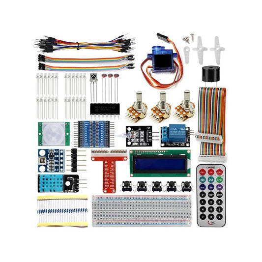 Custom Raspberry Pi 3 Starter Kit Ultimate Learning Suite HC-SR501 Motion Sensor 1602 LCD SG90 Servo LED Relay Resistors Manufacturer