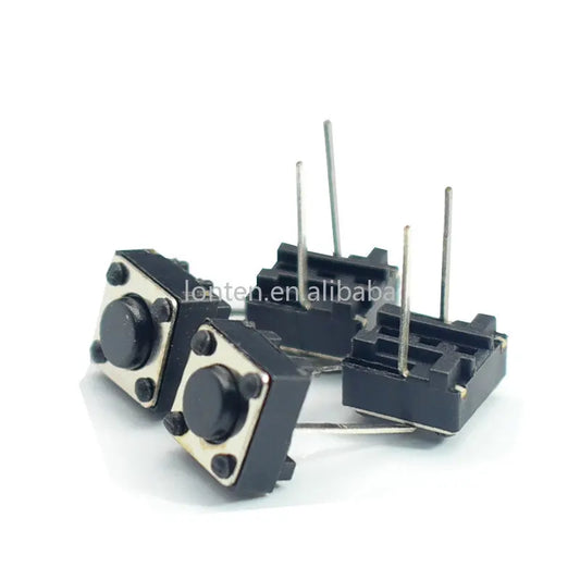 Custom 100PCS/Lot 6x6x5mm Micro Switch Tactile Push Button Switch 2 pins 6*6*5mm Key Switches Manufacturer