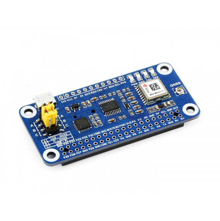 MAX-M8Q GNSS HAT for Raspberry Pi, Multi-constellation Receiver Support GPS Beidou Galileo GLONASS Custom PCB auto brush pcba customize