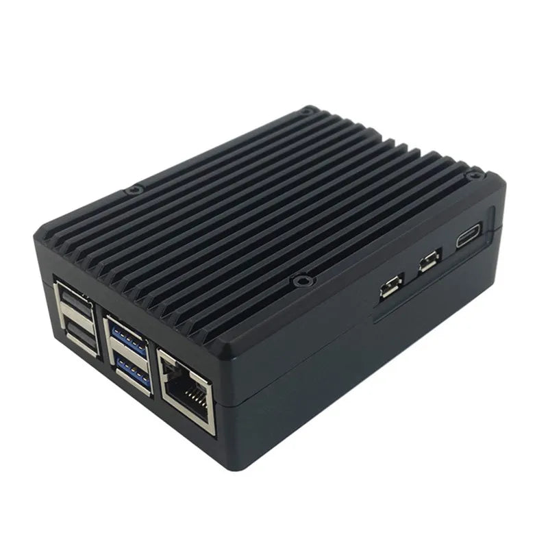 Raspberry Pi 5 Case Metal Shell Aluminum Alloy Protective Shell with Integrated heat Dissipation Column Built-in