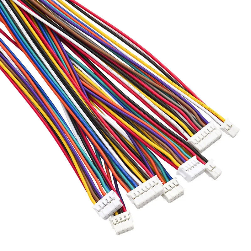 Custom 5pcs PHD 2.0mm Double Row Terminal Wire Connecting Wire 2*2P-10p Single and Double Head Electronic Cable 1007-26awg Manufacturer