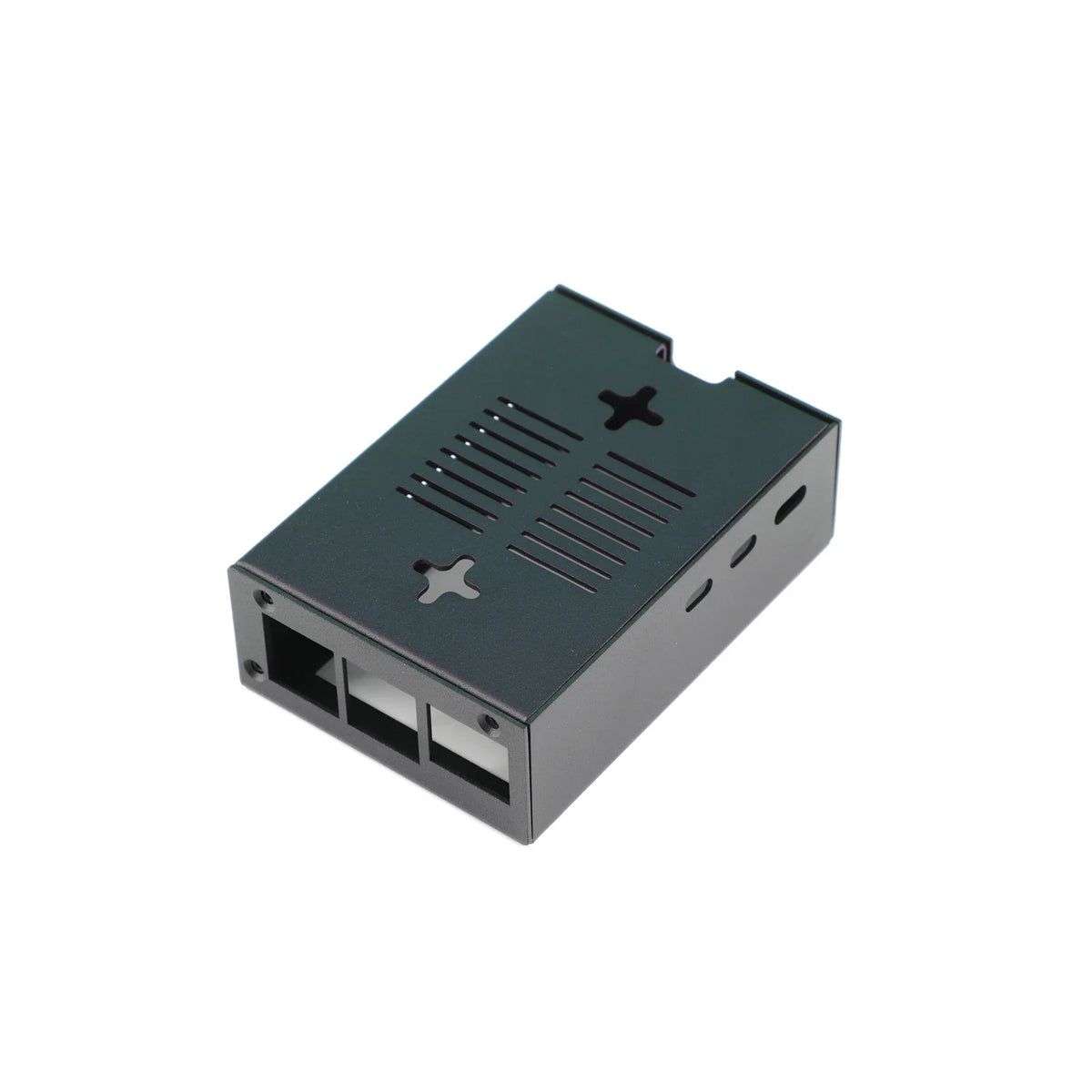 Metal Protective Case Cover Box Shell Enclosure Compatible With 3.5in Screen + Raspberry Pi Active Cooler Fan For Raspberry Pi 5