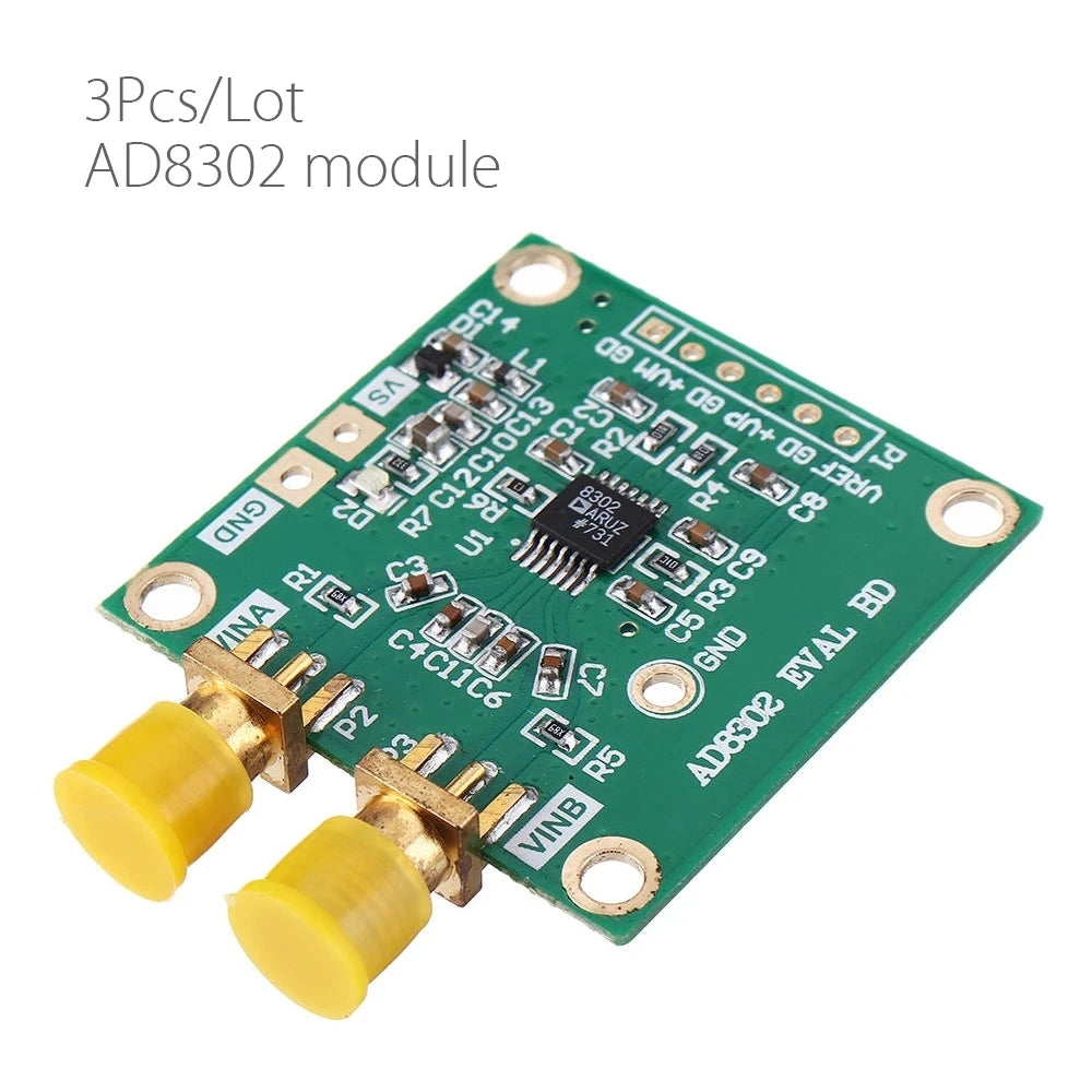 Custom 3pcs/lot AD8302 Wideband Amplitude Phase Detection Impedance Analysis Module Amplifier Filter Mixer Loss and Phase Measurement Manufacturer