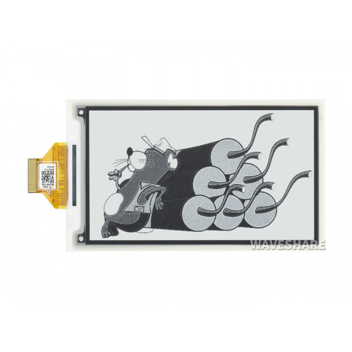 Waveshare 3.7inch e-Paper e-Ink Raw Display, 480*280, Black / White, 4 Grey Scales, SPI, Without PCB Custom PCB wall charger pcb customize