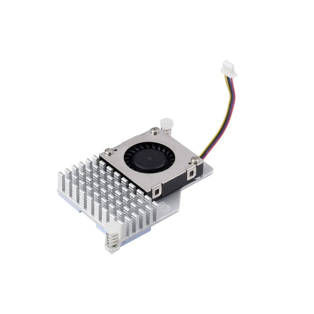 Official Raspberry Pi Active Cooler for Raspberry Pi 5, Temperature-controlled Blower Fan, Aluminium Heatsink, with Thermal Tape