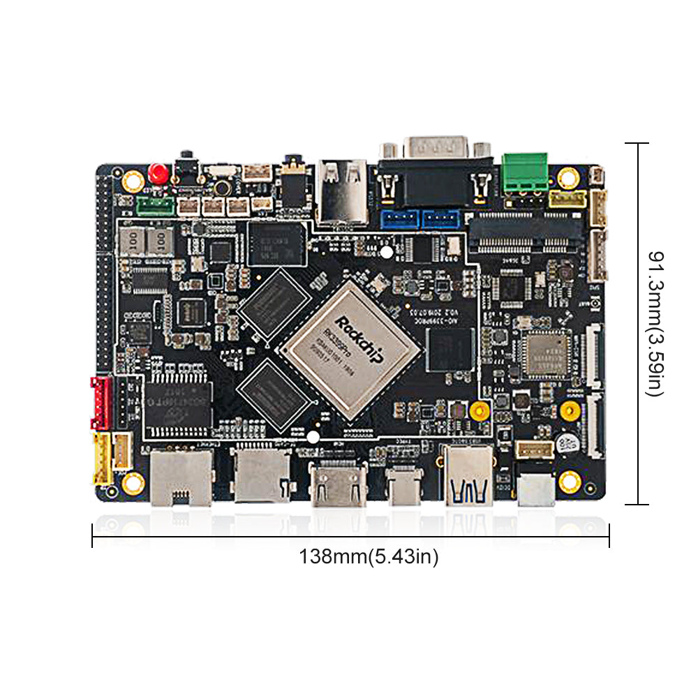 Custom Firefly AIO-3399ProC RK3399Pro Single Board Computer for Aiot Cortex-A72 Cortex-A53 Linux+QT/Android/Ubuntu sbc Custom PCB