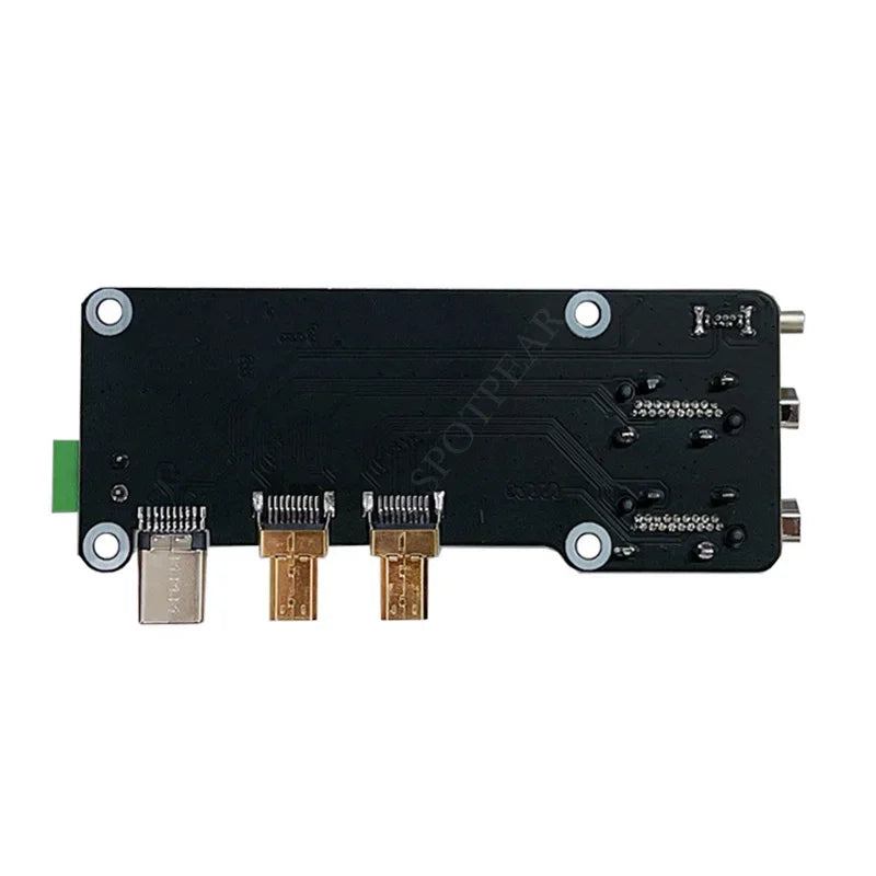 Custom Raspberry Pi 5/4B Extension Board Adapter Micro for to for 4K All Ports to USB Side HAT for PI5