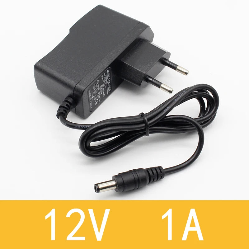 Custom 1pcs 100-240V AC to DC Power Adapter Supply Charger adapter 5V 12V 1A 2A 0.5A EU Plug 5.5mm x 2.5mm/5v3aDC Plug Micro USB Manufacturer