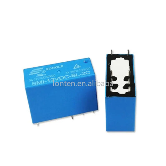 Custom Custom 5pcs SMI-12VDC-SL-2C DC 12V 5A 250V 8PIN Power Relay Manufacturer