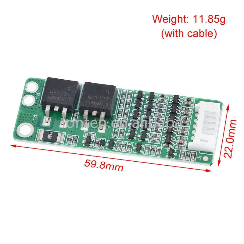 Custom EGBO 1PCS 5S 15A Li-ion Lithium Battery BMS 18650 Charger Protection Board 18V 21V Cell Protection Circuit Manufacturer