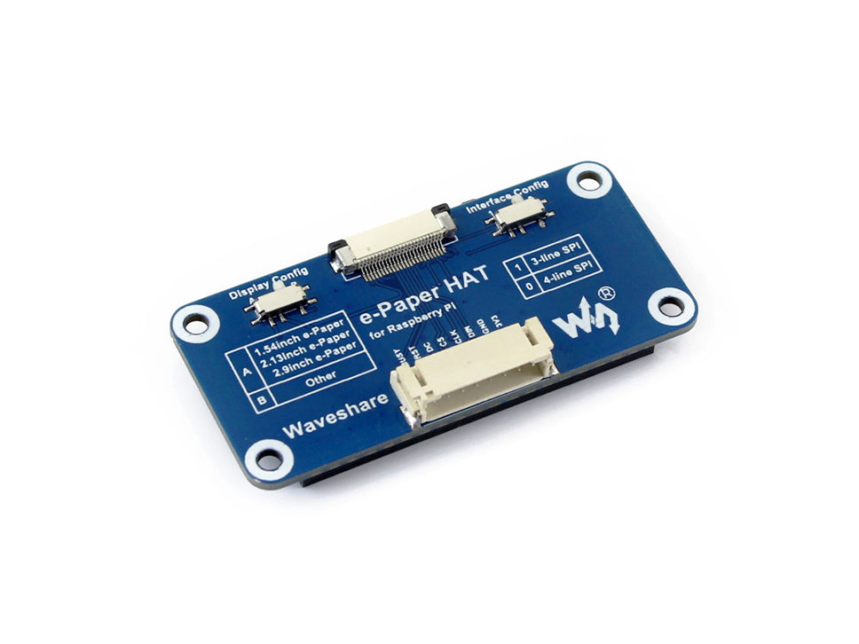 Universal e-Paper Raw Panel Driver HAT Used to drive various SPI interface e-Paper from Waveshare Custom PCB wifi connected pcba customize