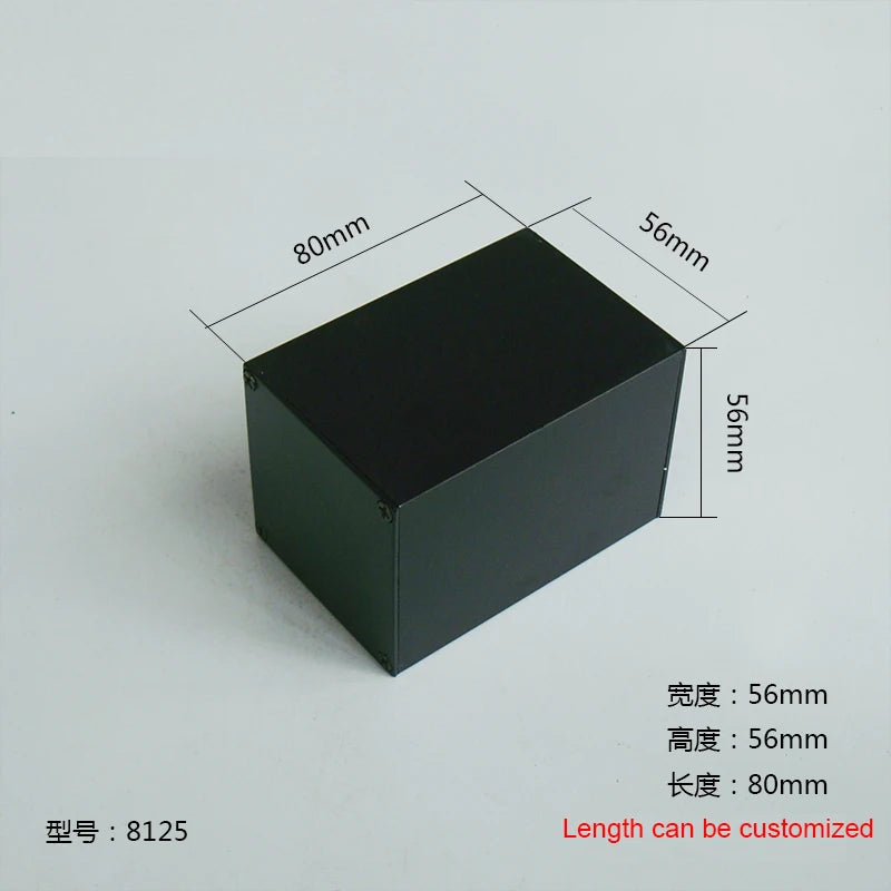 Custom White color aluminum housing case for electronics project case 56(H)x56(W)x190(L) mm Manufacturer