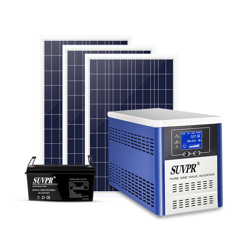 Custom Solar photovoltaic power generation system for household a full set of 220V off-grid power frequency energy storage 1000W Manufacturer