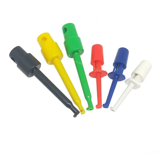 Custom Mini Single Test Hook Clip Test Probe For Electronic Testing IC Grabber Large Round Crocodile Clip Manufacturer