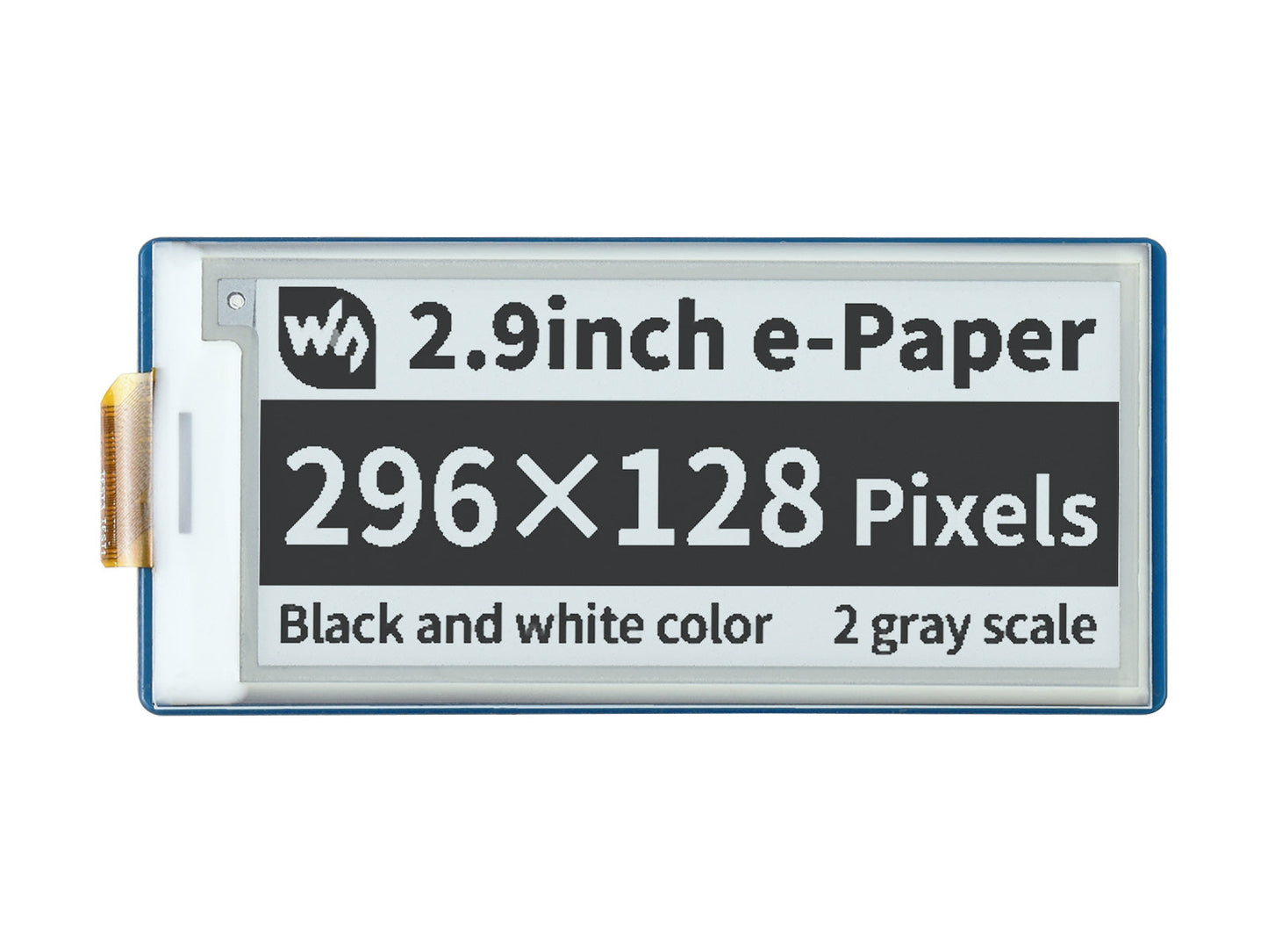 Waveshare 2.9Inch E-Papier E-Ink Display Module Voor Raspberry Pi Pico  296*128 zwart/Wit, Spi Custom PCB plastic housing pcba customize