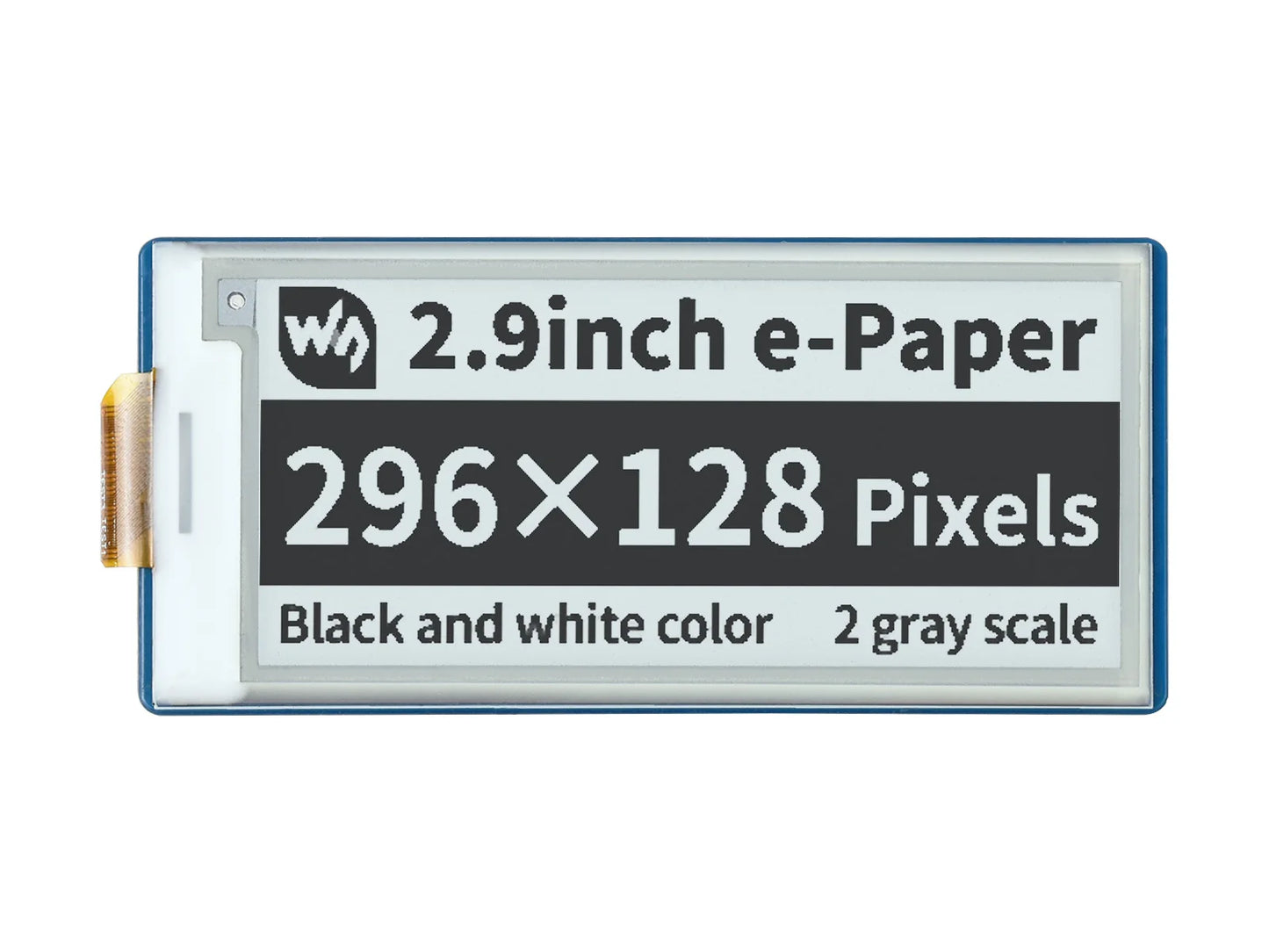 Custom Waveshare 2.9Inch E-Papier E-Ink Display Module Voor Raspberry Pi Pico  296*128 zwart/Wit, Spi Custom PCB plastic housing pcba Manufacturer