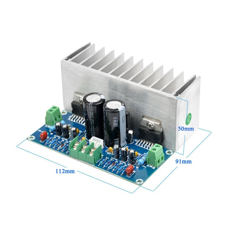 2*100W TDA7293 Stereo Audio Amplifier Board High Power Class DTDA7293 Digital Amp Dual AC12-32V pcb assembly Customize