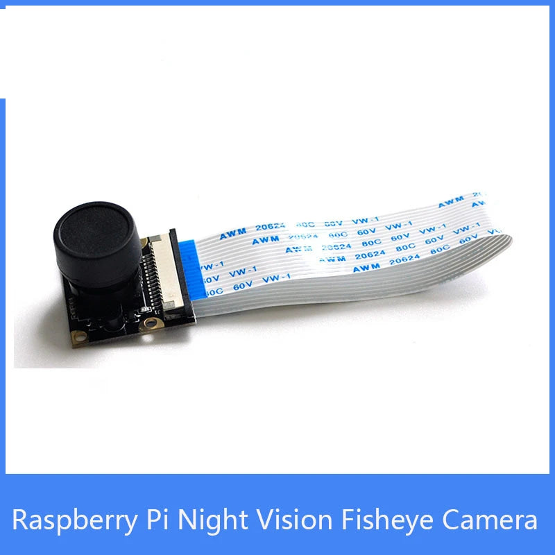 Custom Raspberry Pi Night Vision Fisheye Camera Wide Angle 5MP OV5647 Camera Suit for Raspberry Pi 3/2 Manufacturer