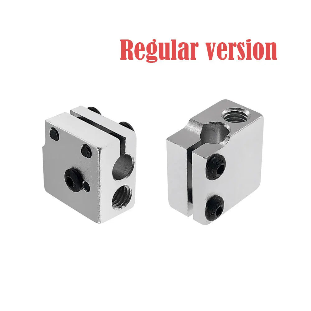 Custom Volcano hot end eruption heater block 1.75 3mm filament V5 V6 extruder aluminum side heater high quality volcanic silicon socks Manufacturer