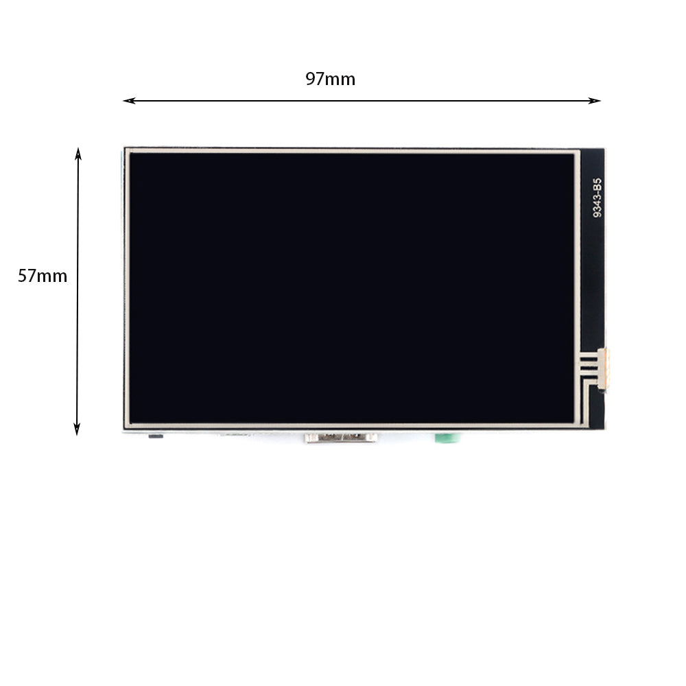 LONTEN 4 inch TFT LCD screen display 480*800  display module IPS screen resistive touch for Raspberry Pi 3B Custom