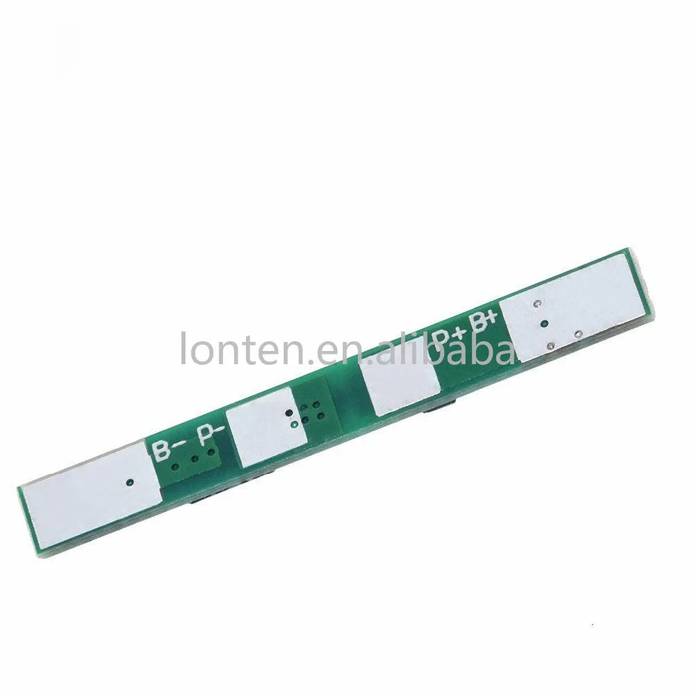 Custom 1S 3.7V 3A li-ion BMS PCM battery protection board pcm for 18650 lithium ion li battery Manufacturer