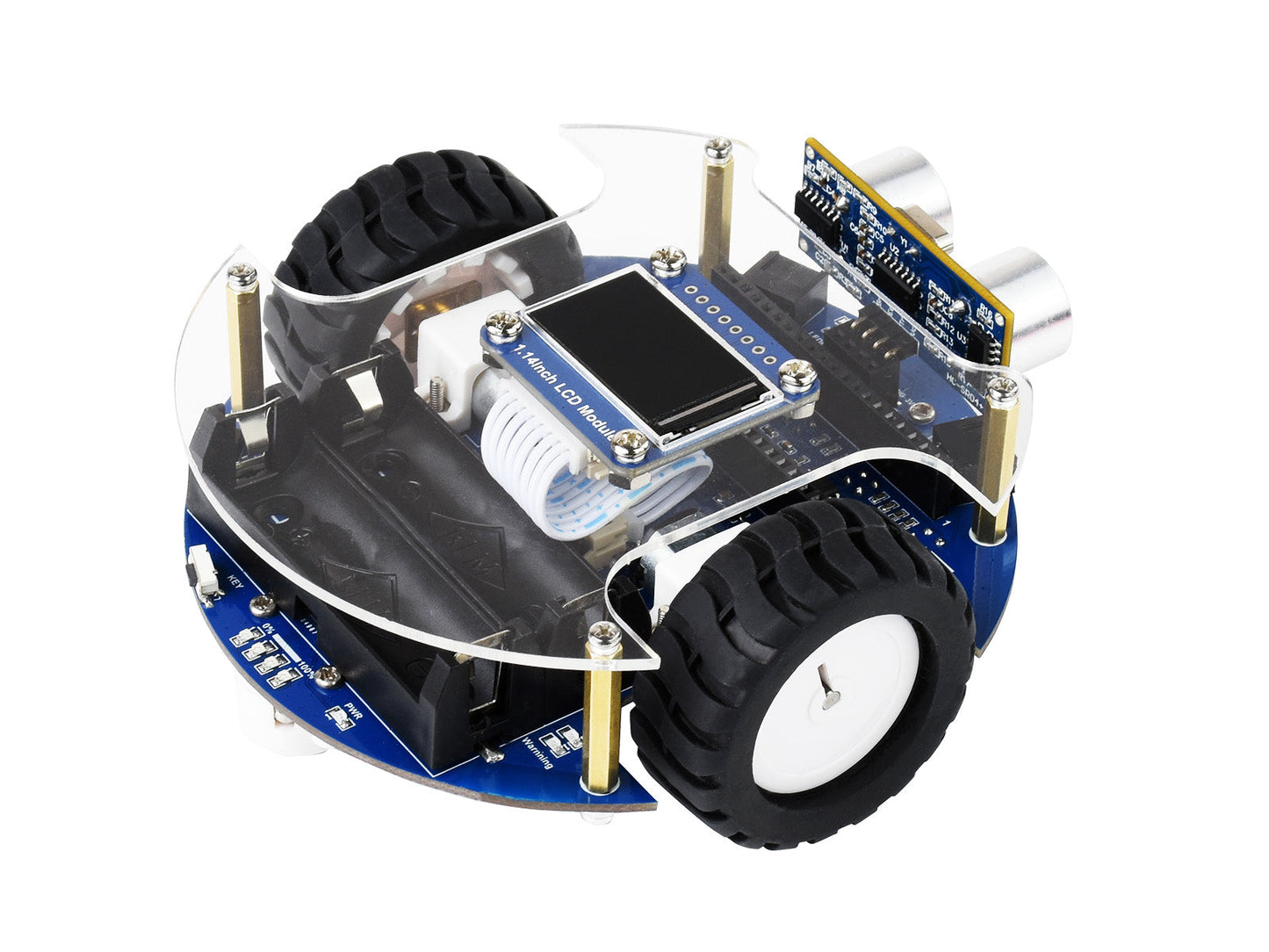 PicoGo Mobile Robot Kit Based on Raspberry Pi Pico IR obstacle avoidance,auto line following IR remote control Custom PCB PCBA customize