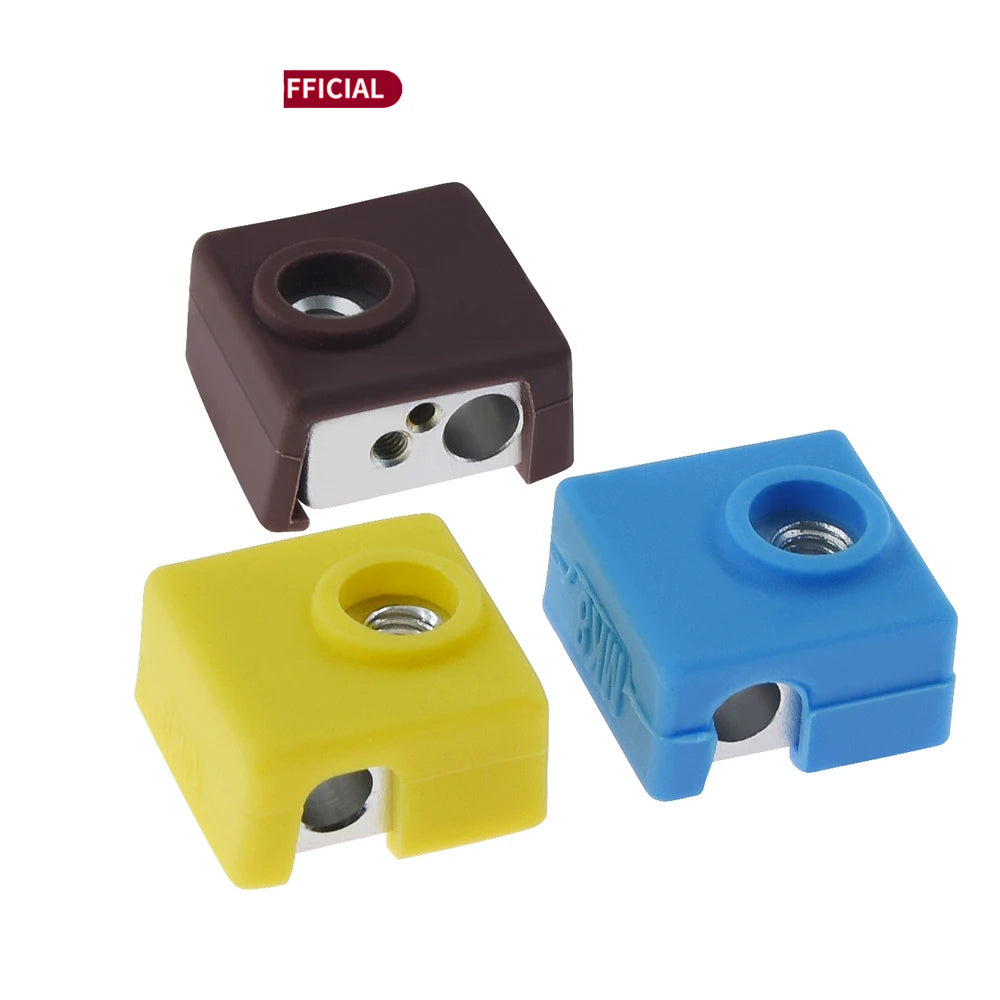 Custom 3D Printer MK8 Protective Silicone Sock Cover Case for Ender 3 Heater Block of CR10,10S,S4,S5 Anet A8 MK7/MK8/MK9 Hotend Manufacturer