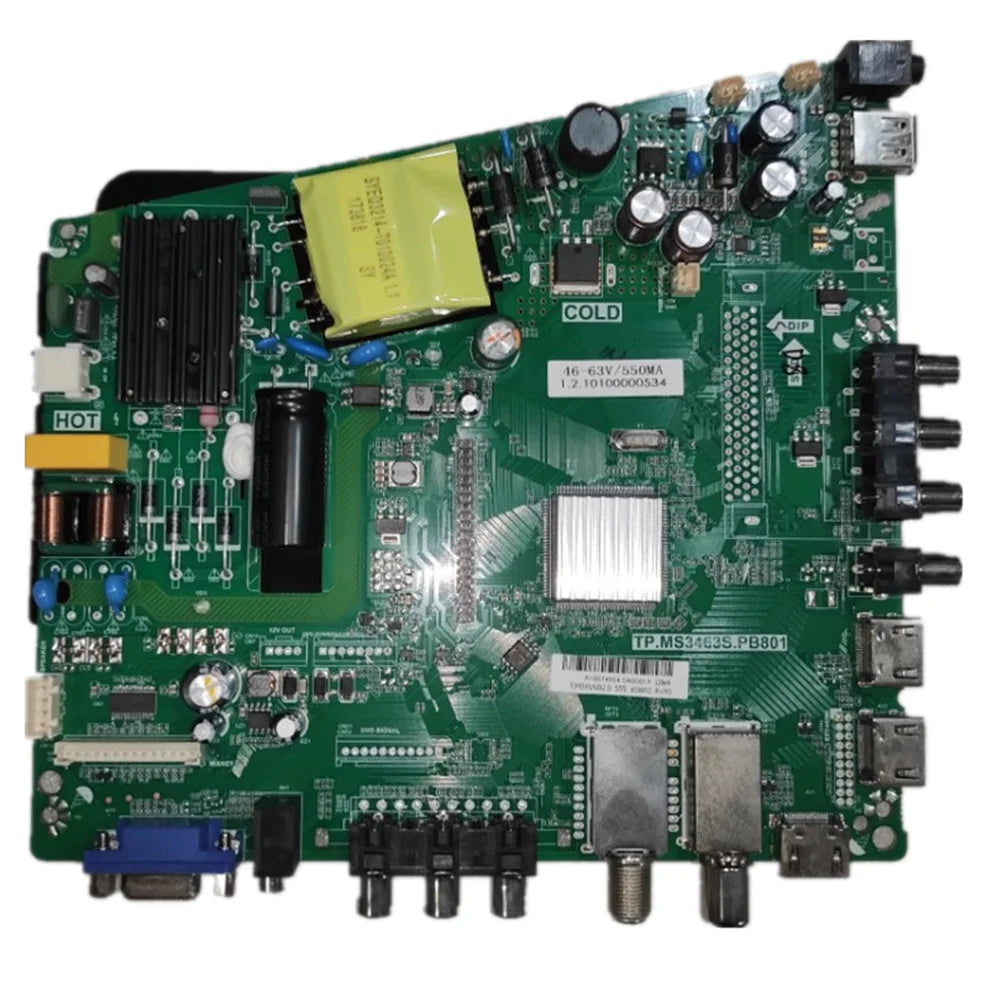 Custom Pcba TP.MS3463S.PB801 LCD mian board Backlight voltage t390xvn2.0 550ma  46--53v  working good Manufacturer