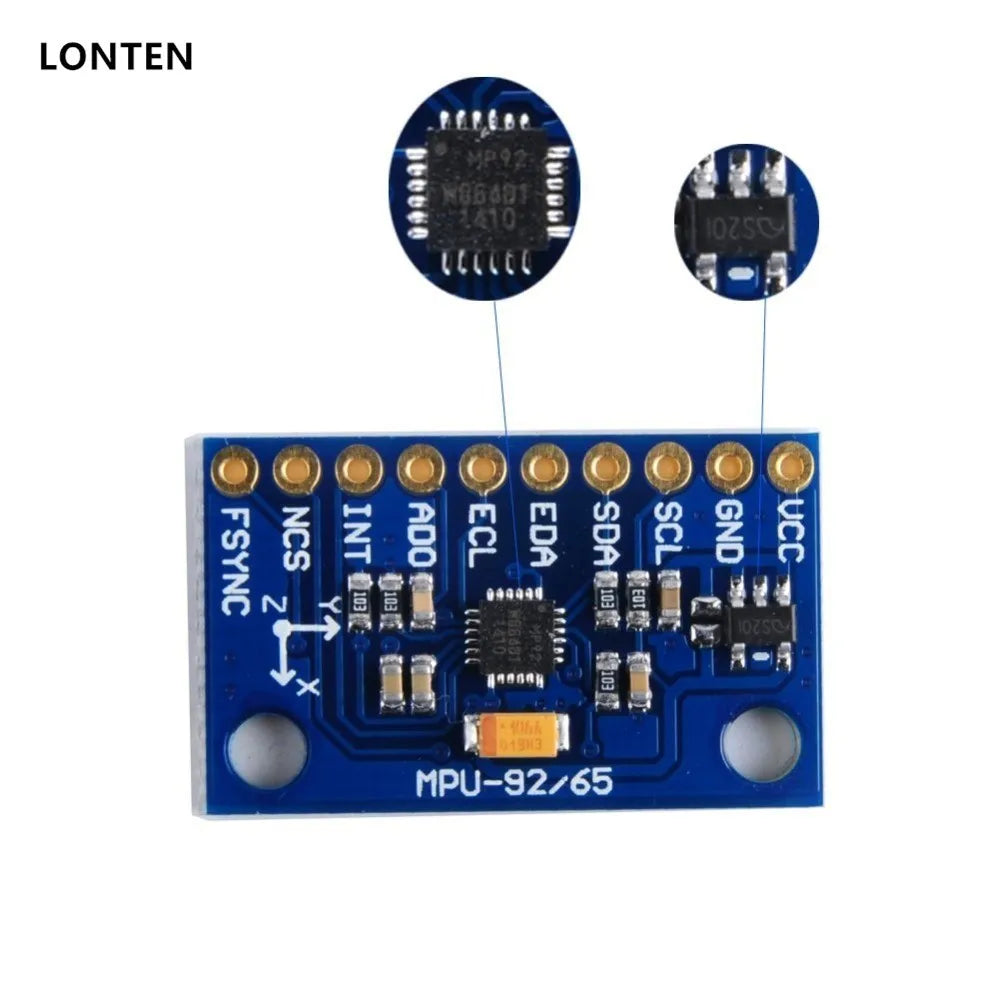 Custom Lonten SPI/IIC GY-9250 MPU 9250 MPU-9250 9-Axis Attitude +Gyro+Accelerator+Magnetometer Sensor Module MPU9250 Manufacturer